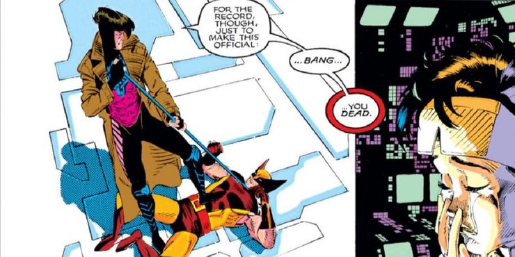 Wolverine perdió su batalla contra Gambito de los X-Men