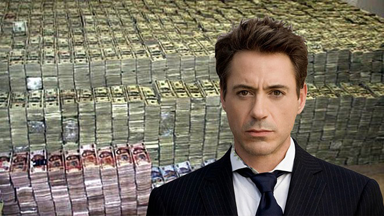Robert Downey Jr. recibió un aumento de sueldo del 10,000%.
