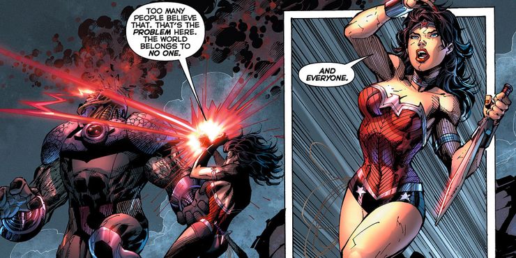 Los Rayos Omega de Darkseid no se compara en nada a la de la Mujer Maravilla